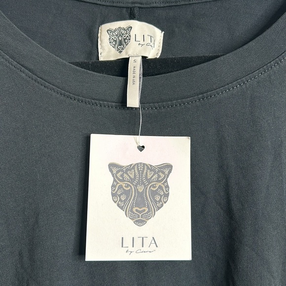 NWT Lita By Ciara Black Dress Small OVERSIZED - Picture 3 of 3